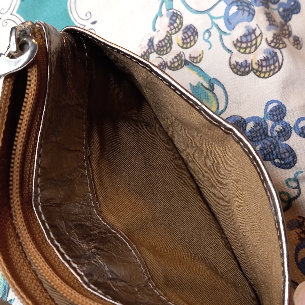 Fossil Metallic Patchwork Wristlet - image 5